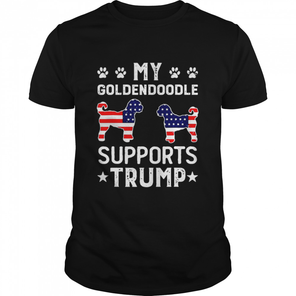 My Goldendoodle Supports Trump Election 2024 Trump Shirt