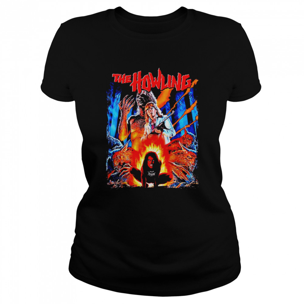 The Howling Werewolf movie poster shirt Classic Women's T-shirt