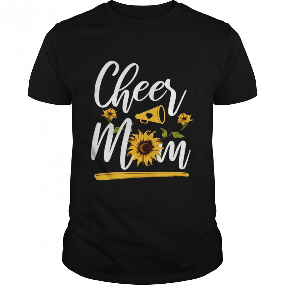 Cheerleading Mom Sunflower Cheer Mom Shirt