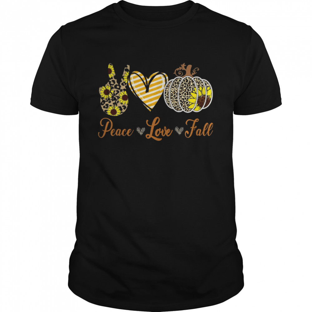 Peace Love Fall Leopard Shirt