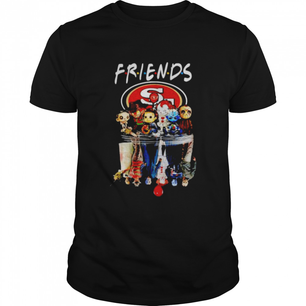 Horror Halloween chibi 49ers Friends water mirror shirt