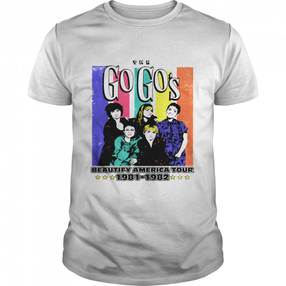 Go-Go’s Beautify America Tour 81-82 shirt