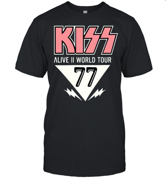 Kiss Alive II world tour 77 shirt