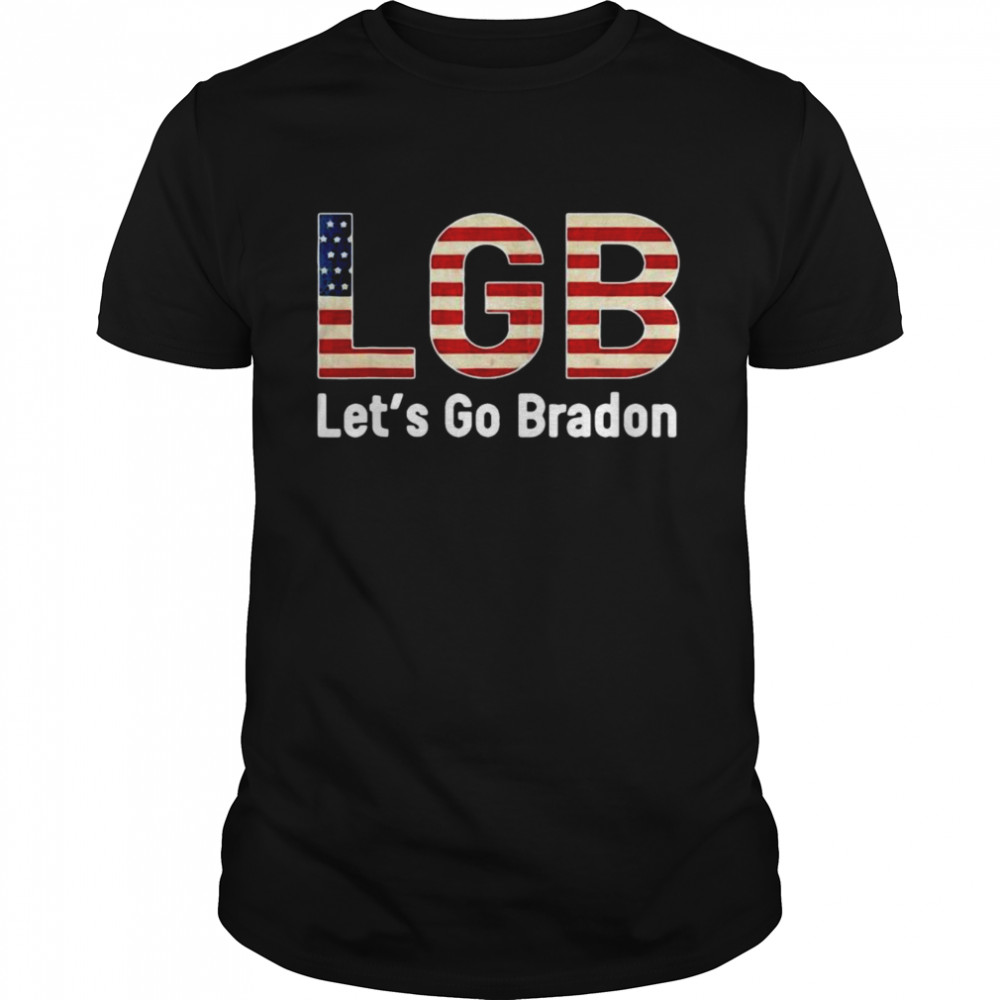 American Flag LGB Let’s Go Brandon Anti Biden Shirt