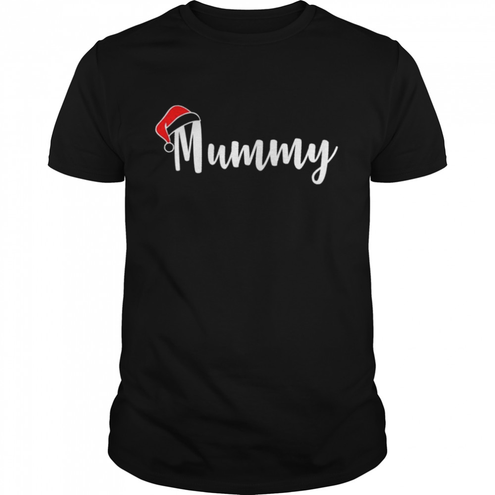 Hat Santa Mummy merry Christmas shirt
