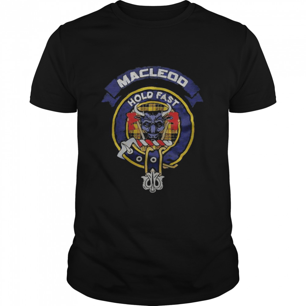 Scottish Tartan Macleod hold fast shirt