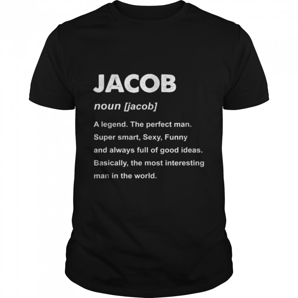 Mens Jacob Name T-Shirt B08HJKPZ9X