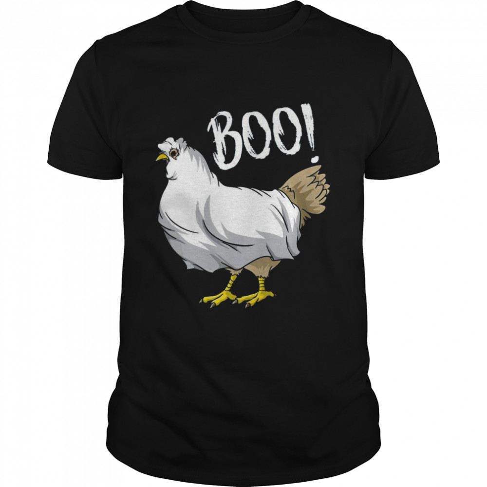 Chicken Boo Happy Halloween Shirt