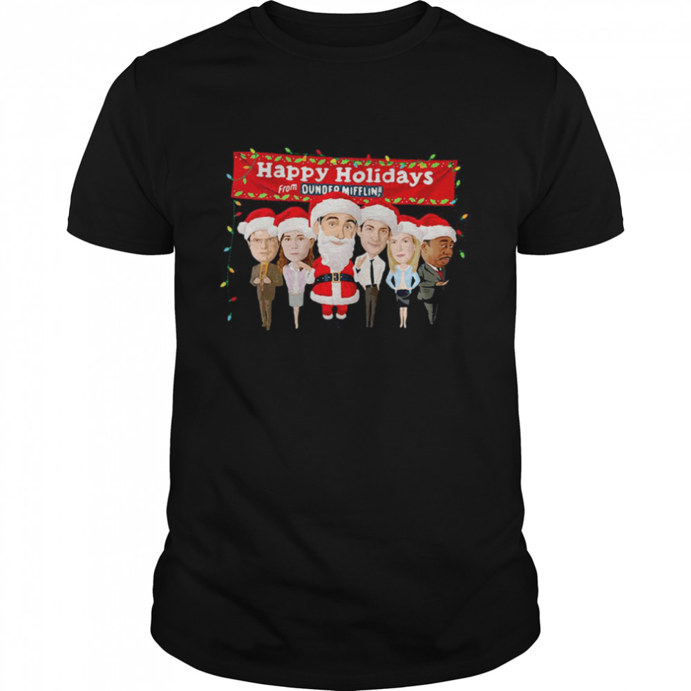 Happy Holidays From Dunder Mifflin Christmas Sweater T-shirt