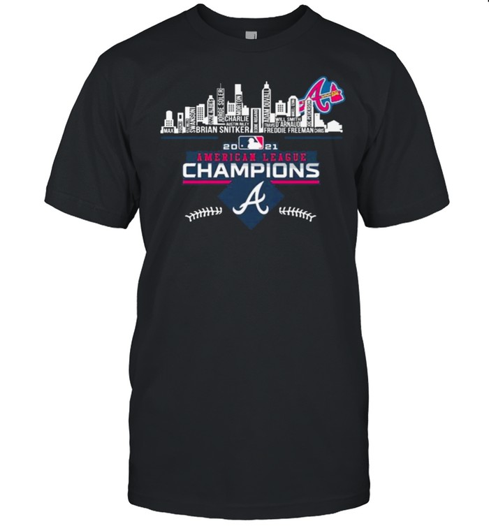 Atlanta City Sports Team Atlanta Braves 2021 American League Champions Shirt