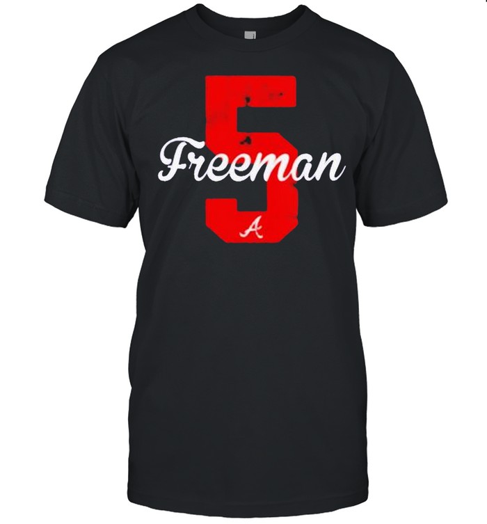5 Freeman Atlanta Braves shirt