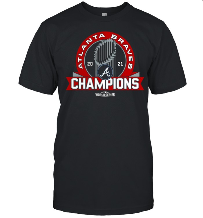 atlanta Braves Fanatics Branded Black 2021 World Series Champions Signature Roster T-Shirt