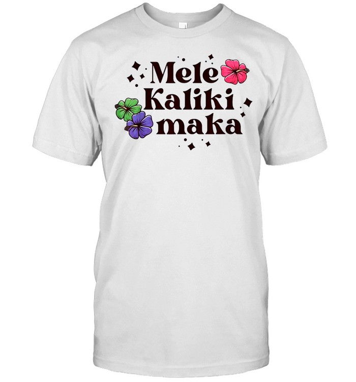 Mele kalikimaka flower shirt