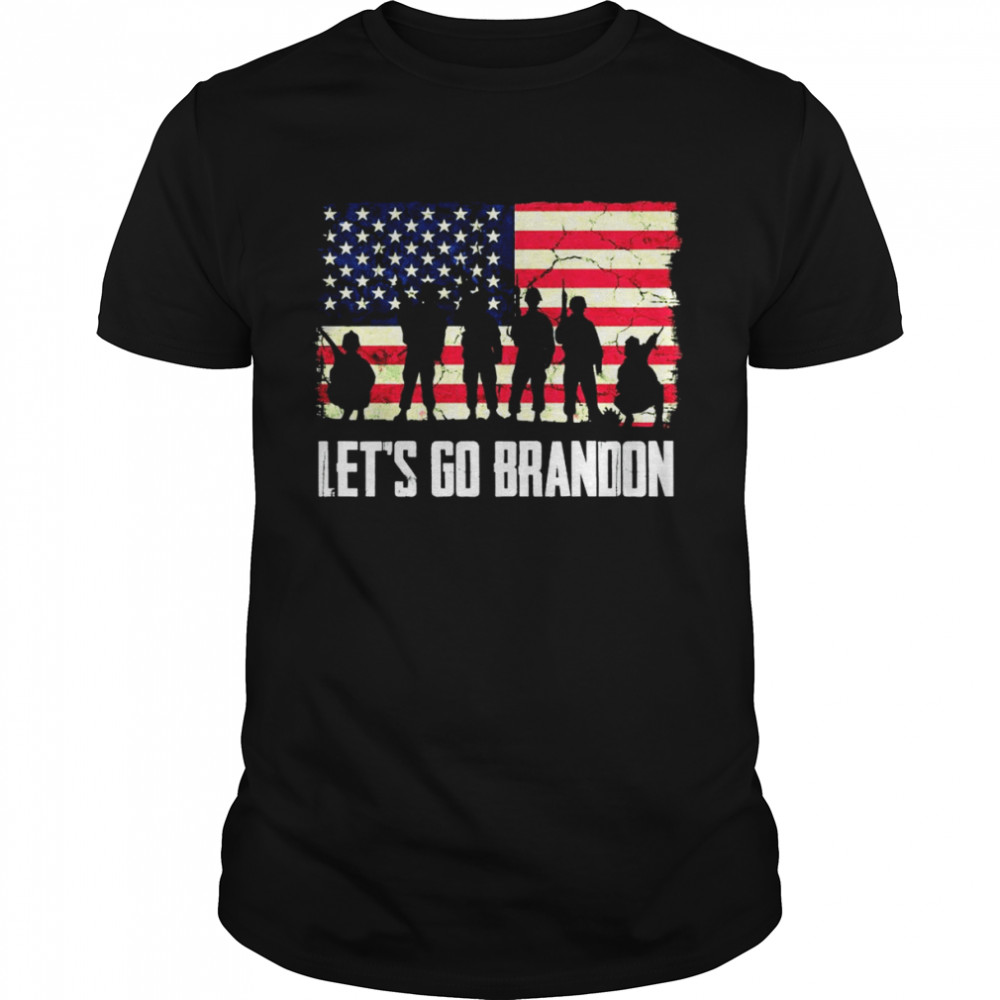 Let’s Go Brandon American flag veterans Shirt