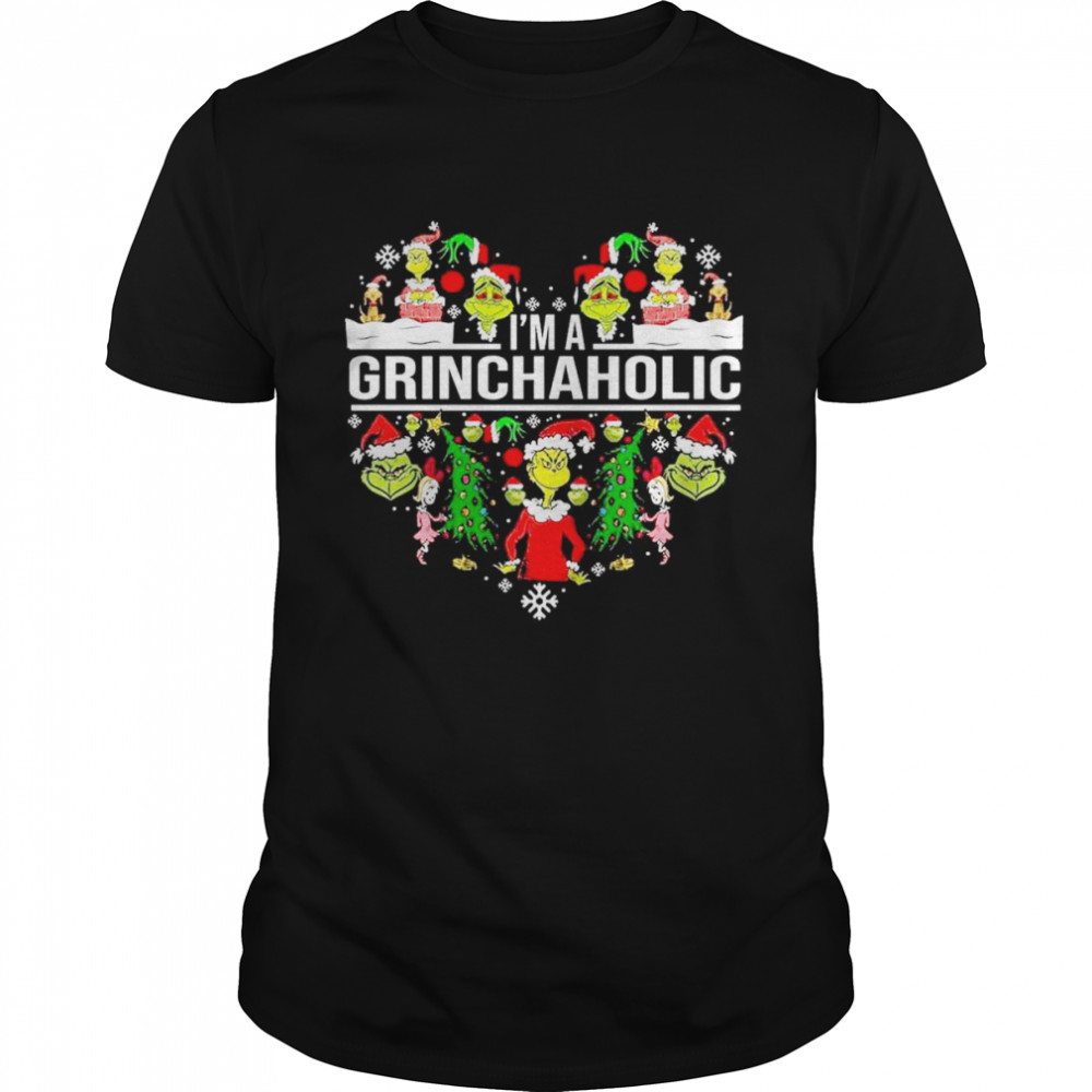 I’m a Grinchaholic heart Christmas 2021 Sweatshirt