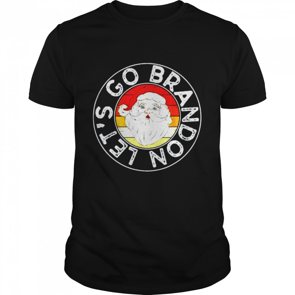 Santa Lets Go Brandon Christmas shirt