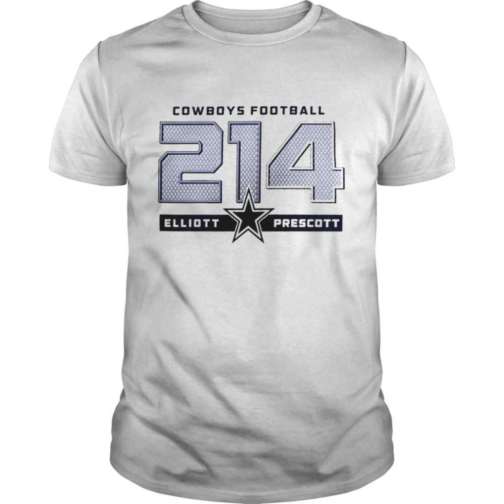 Nice dallas Cowboys Ezekiel Elliott & Dak Prescott 214 shirt