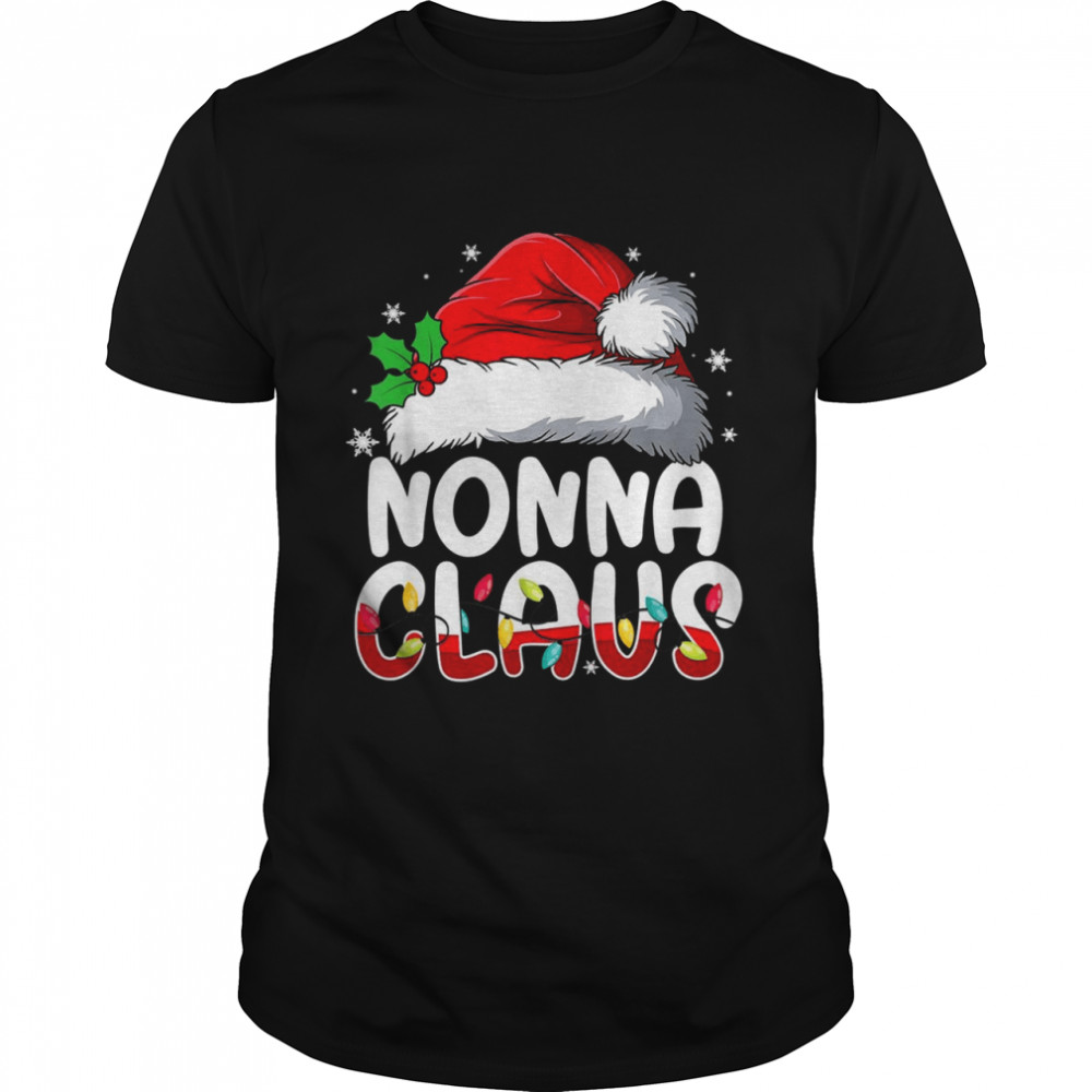 Nonna Claus Matching Family Pajamas Christmas Party Shirt