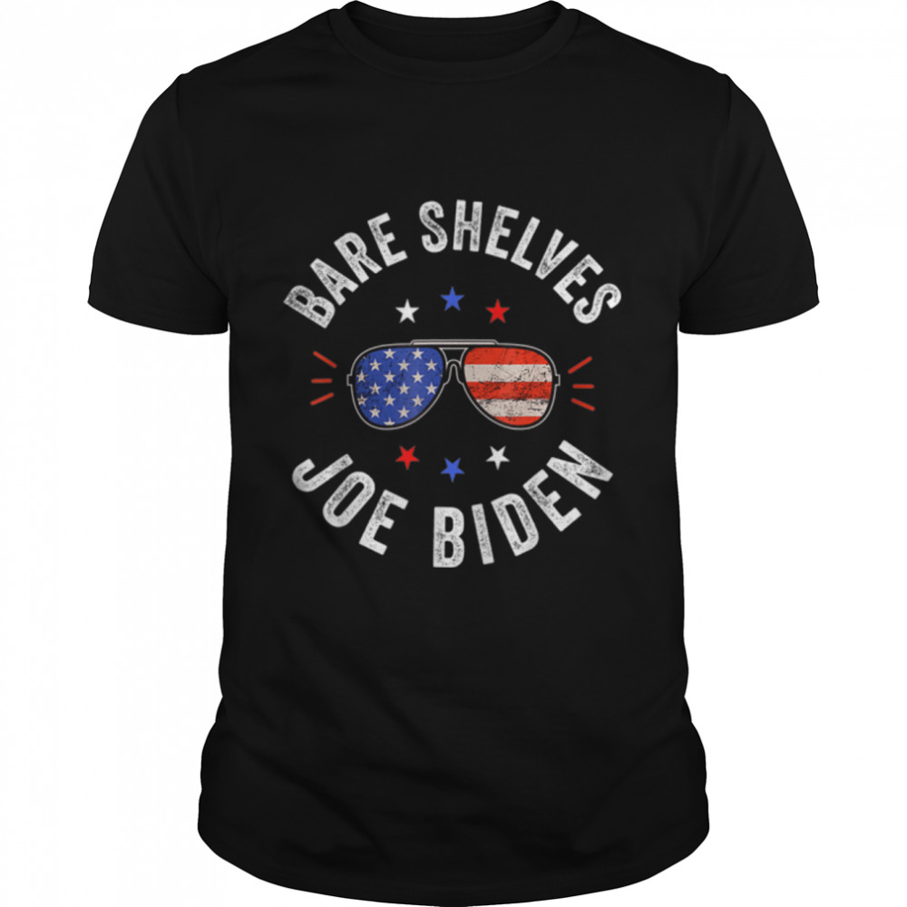 Bare Shelves Biden Funny Meme T-Shirt B09JND3CLW