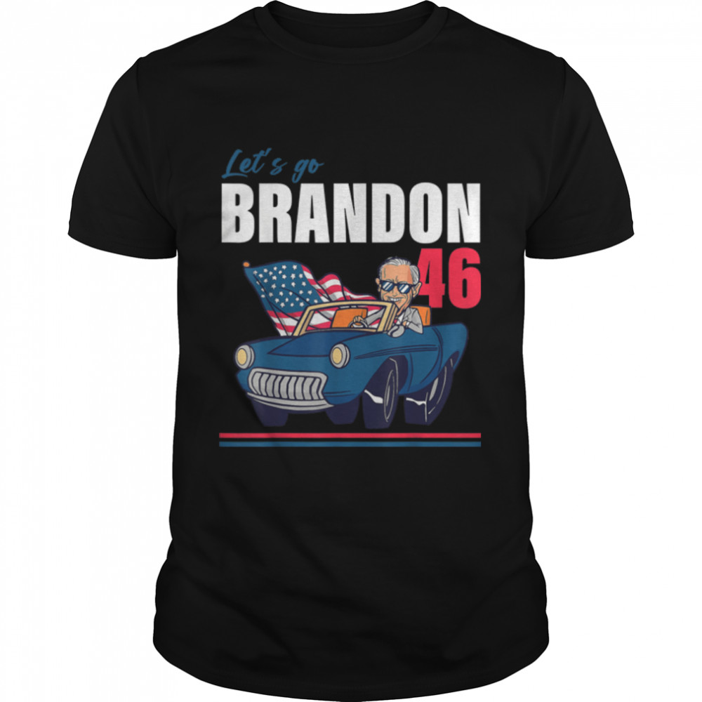 Impeach 46 Let’s Go Brandon Chant Conservative Anti Biden T-Shirt B09KSB4TPR