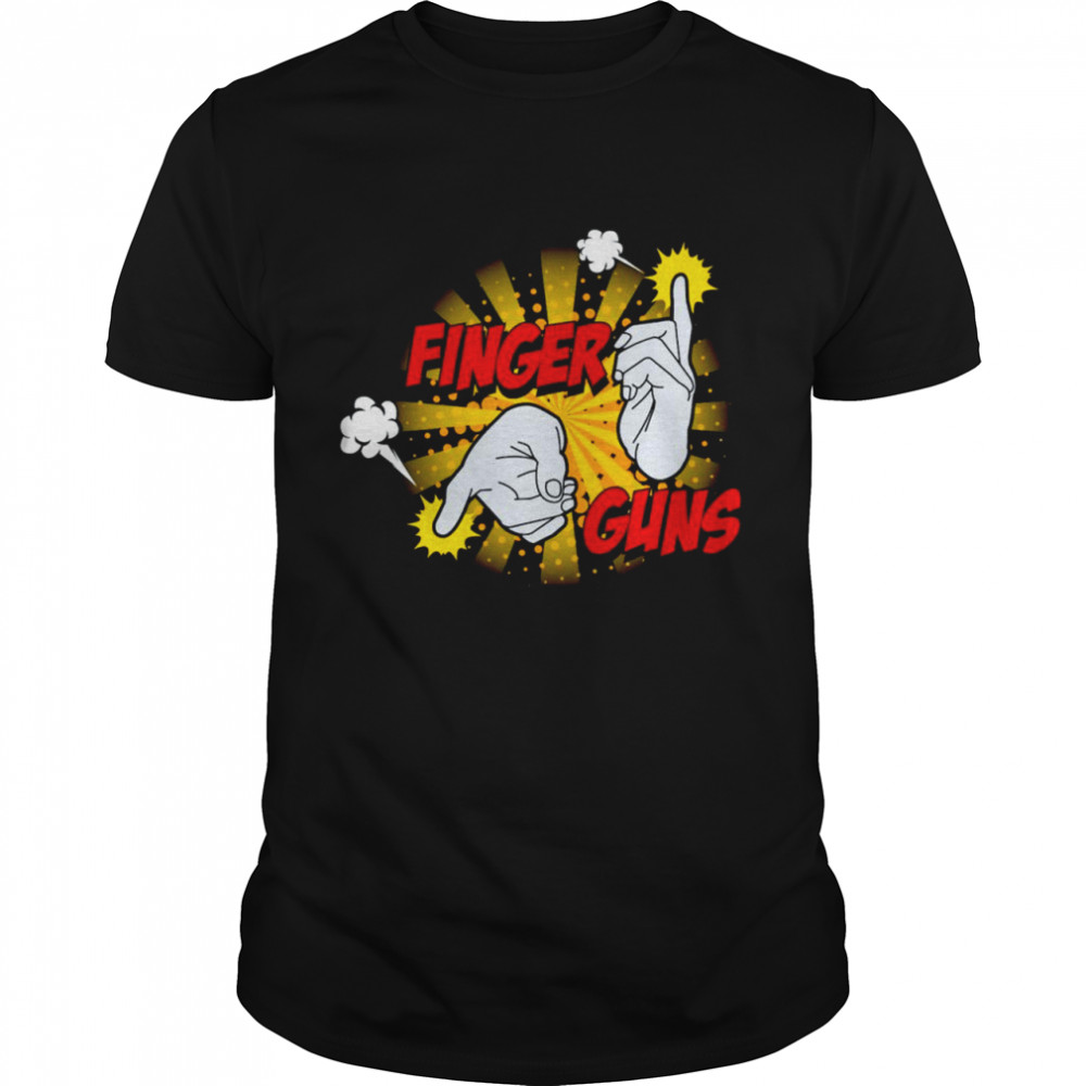 Finger guns shirt