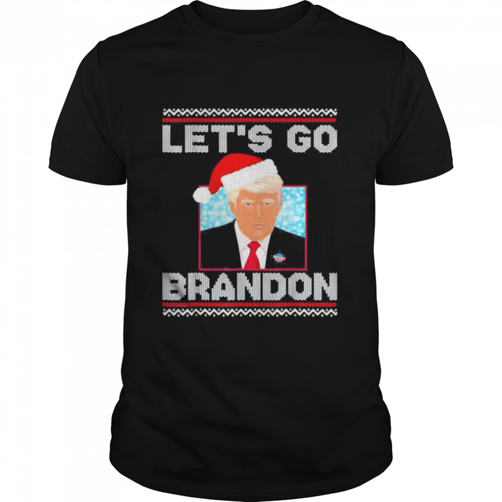 Let’s Go Brandon Trump Christmas Xmas 2021 meme Ugly Sweater