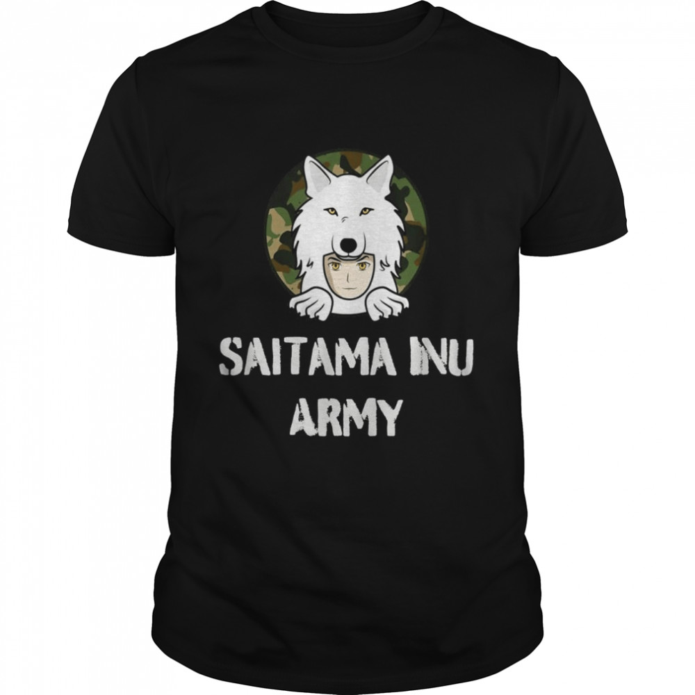 Saitama Inu Coin Crypto Token Cryptocurrency Wallet Army inu Shirt