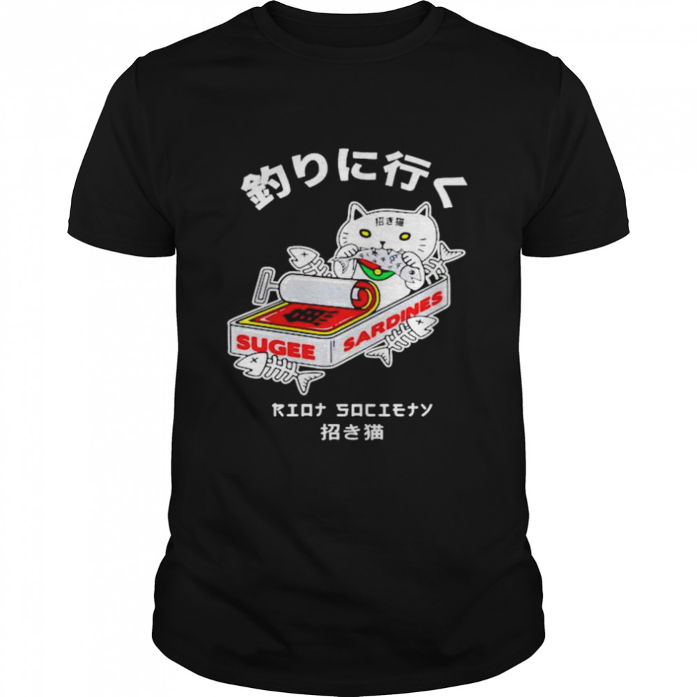 Sugee Lucky Cat Sardines shirt