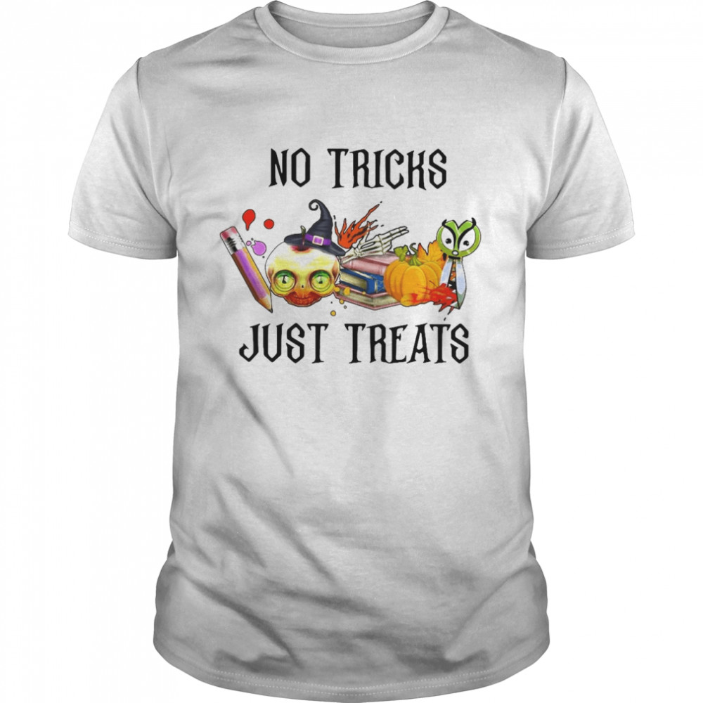 Teacher No Trick Just Treats T-shirt