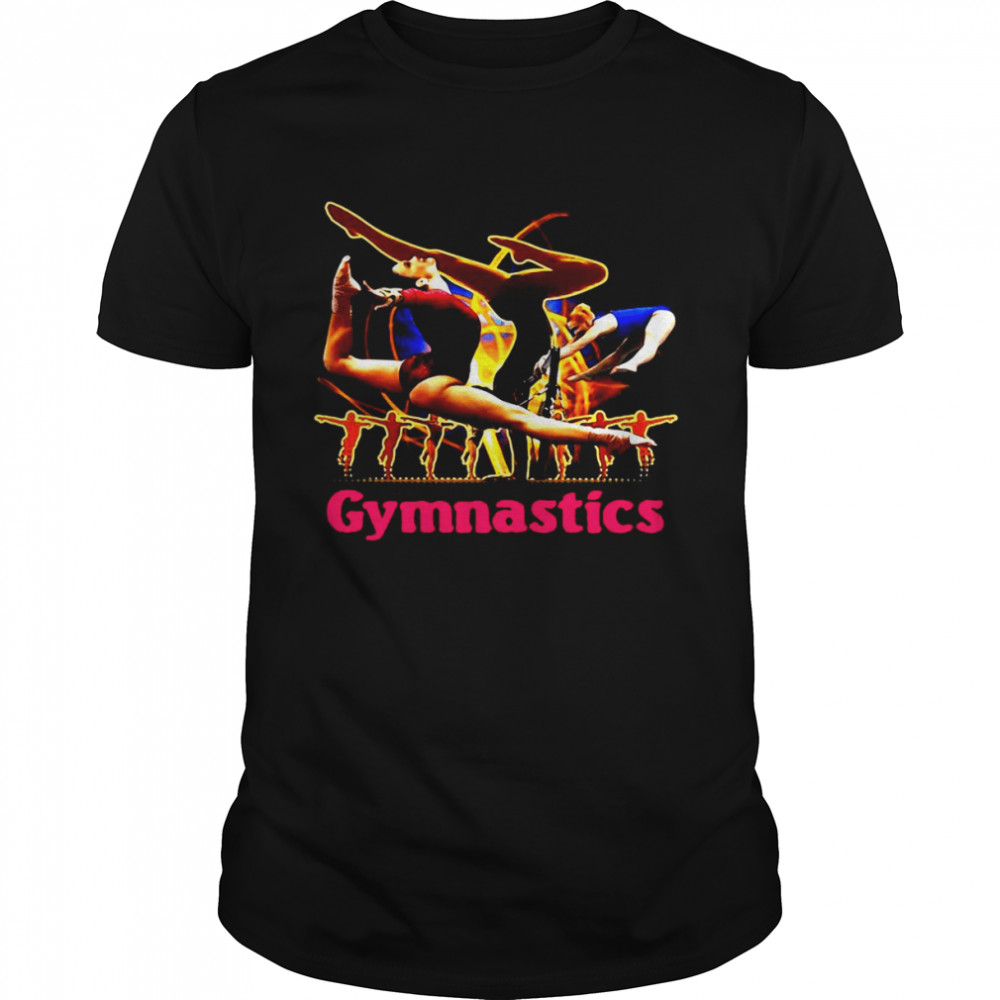 Gymnastics Logo Physical Exercises Gymnast T-shirt