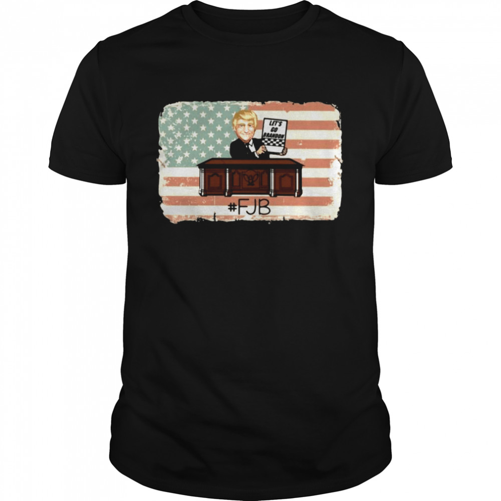 Donald Trump judge let’s go brandon #FJB American flag shirt