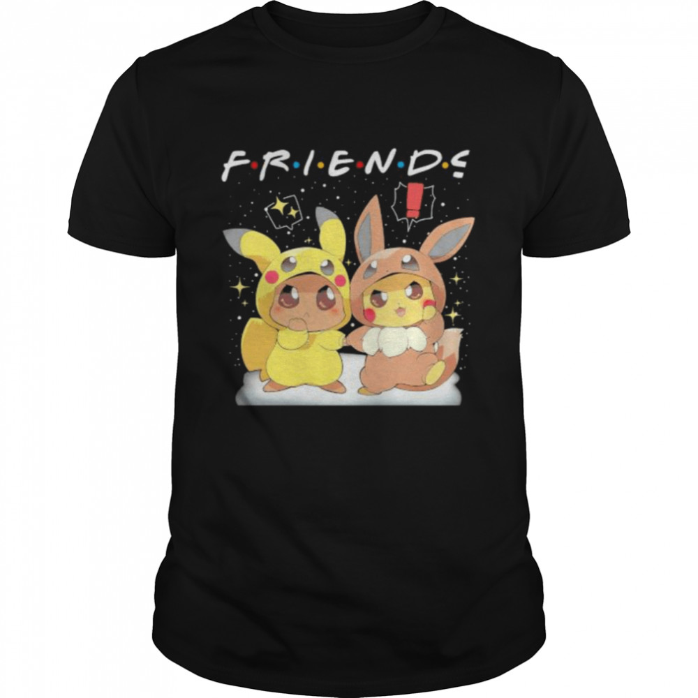 Pokémon And Pikachu Friends shirt