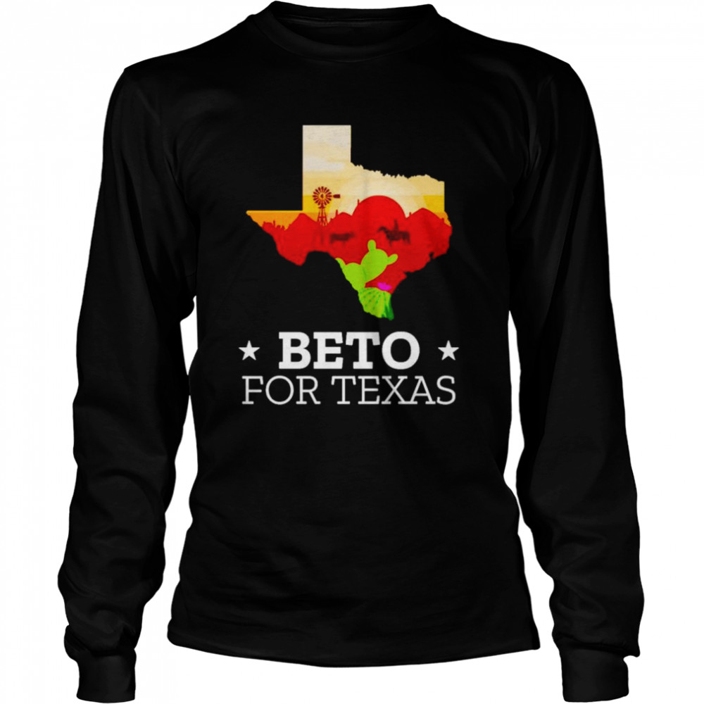 Beto For Texas Beto For Governor shirt Long Sleeved T-shirt