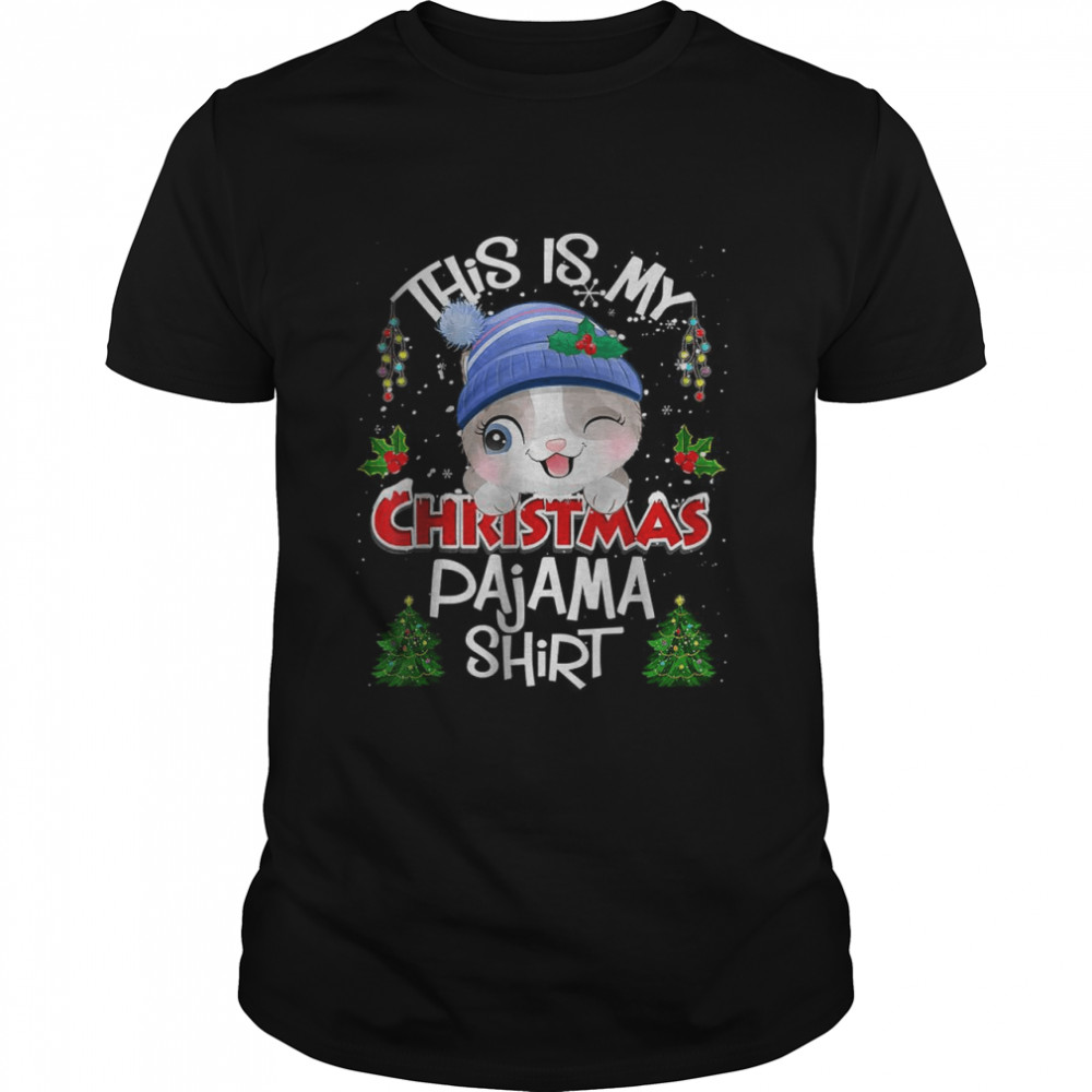 This Is My Christmas Pajama Cats Xmas Holiday T-Shirt