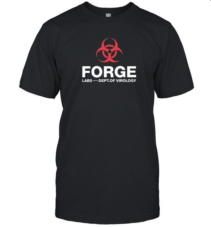 Forge Labs Department Of Virology Black T Shirt