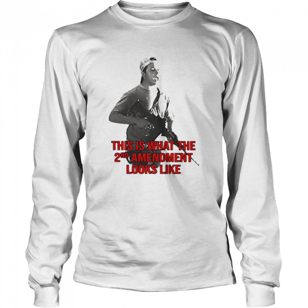Kyle Rittenhouse this is what the 2nd amendment looks like shirt Long Sleeved T-shirt