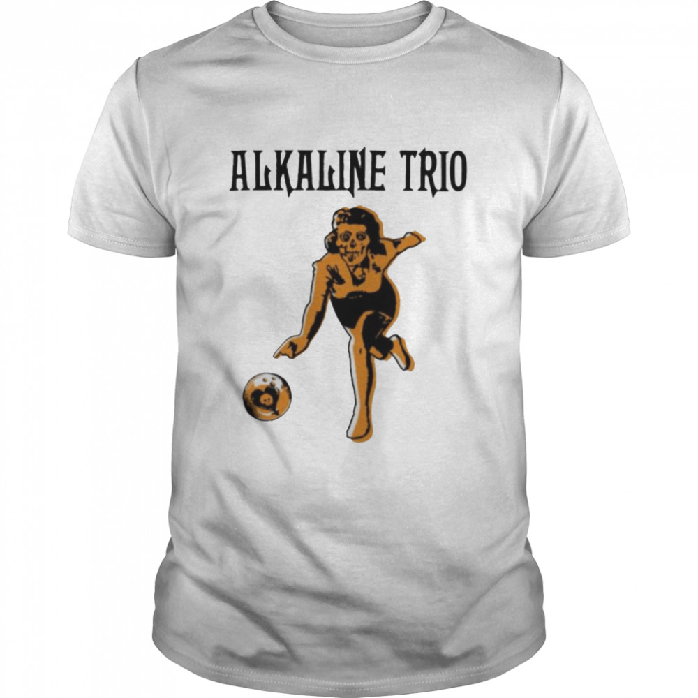 Alkaline Trio Merch Bowling Tee Shirt