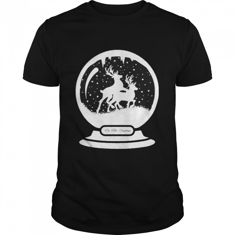 ’tis the season snow globe Christmas shirt