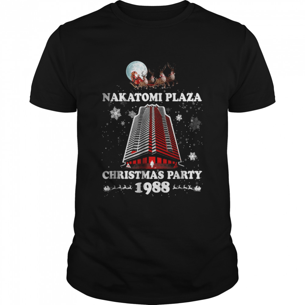 Nakatomi-Plaza Christmas Party 1988 Xmas Fun Holiday T-Shirt
