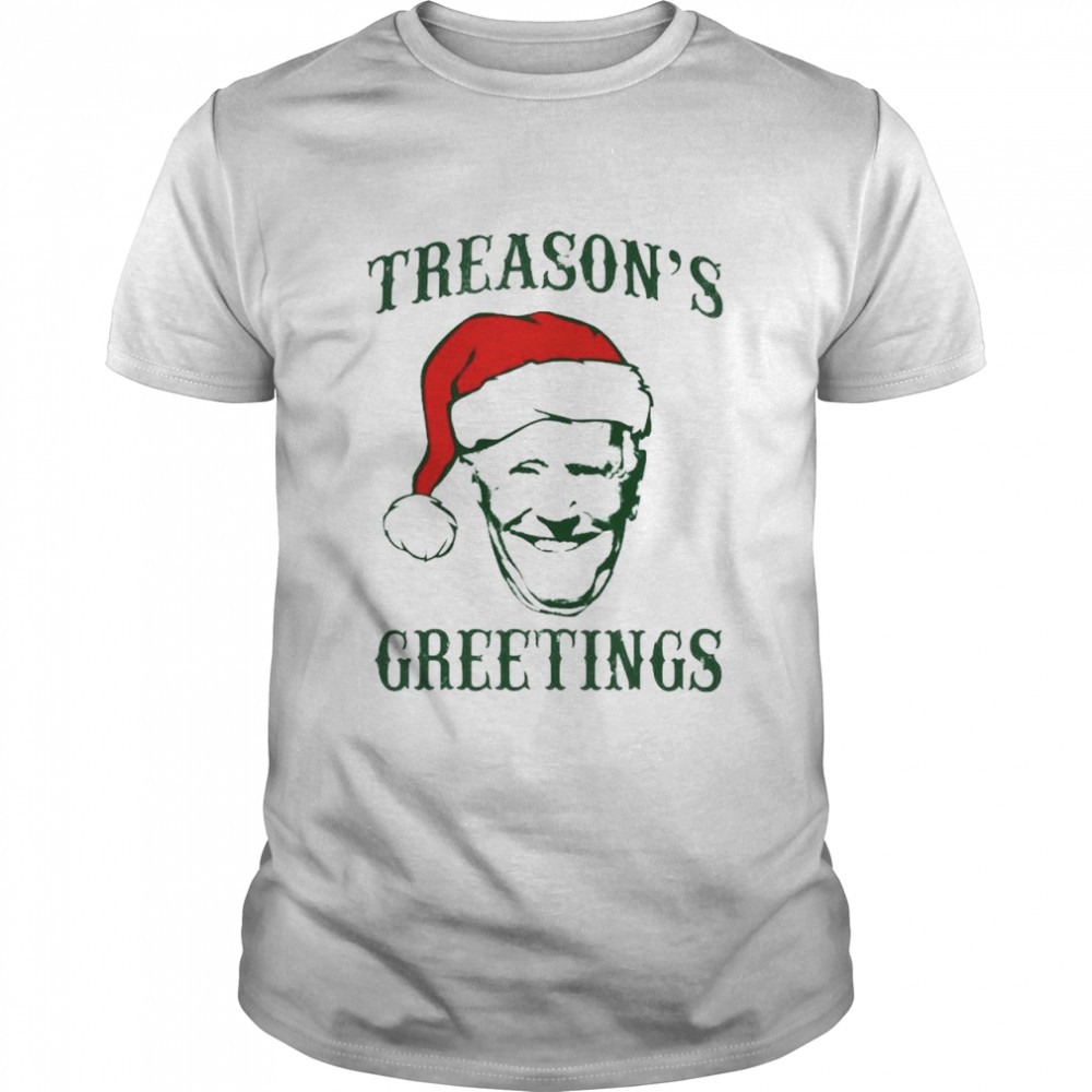 Santa Biden treason’s greetings Christmas shirt
