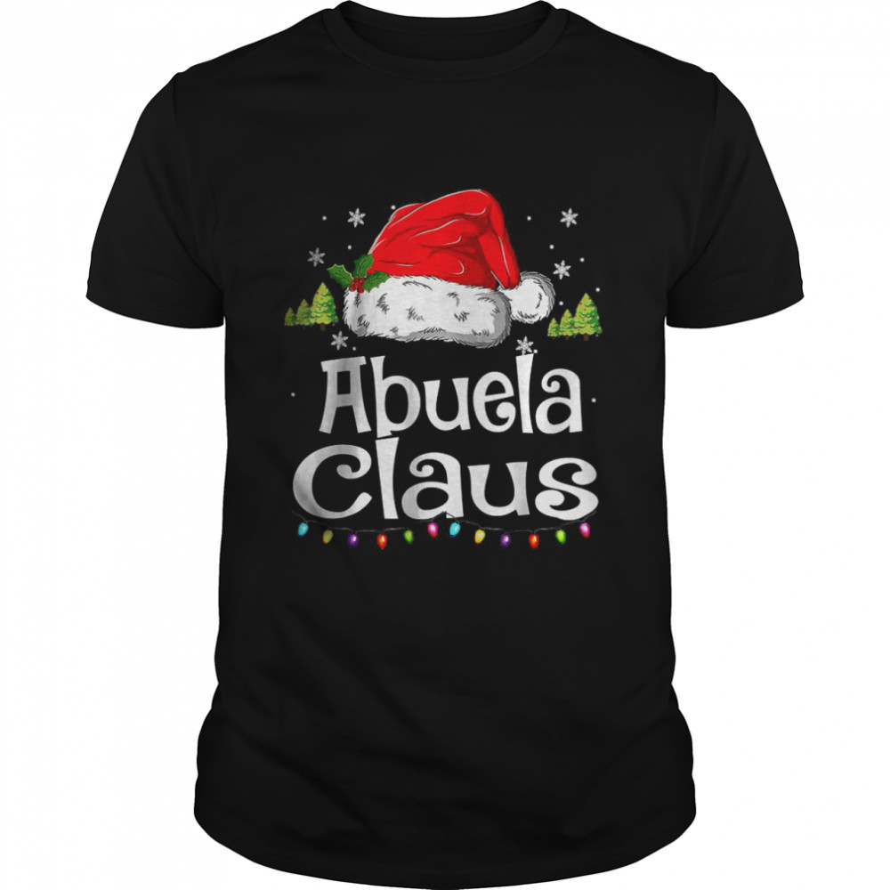 Abuela Claus Christmas Pajama Family Matching Xmas T-Shirt