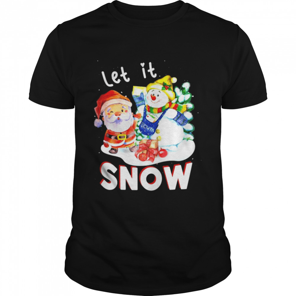 Merry Christmas Let It Snow T-Shirt