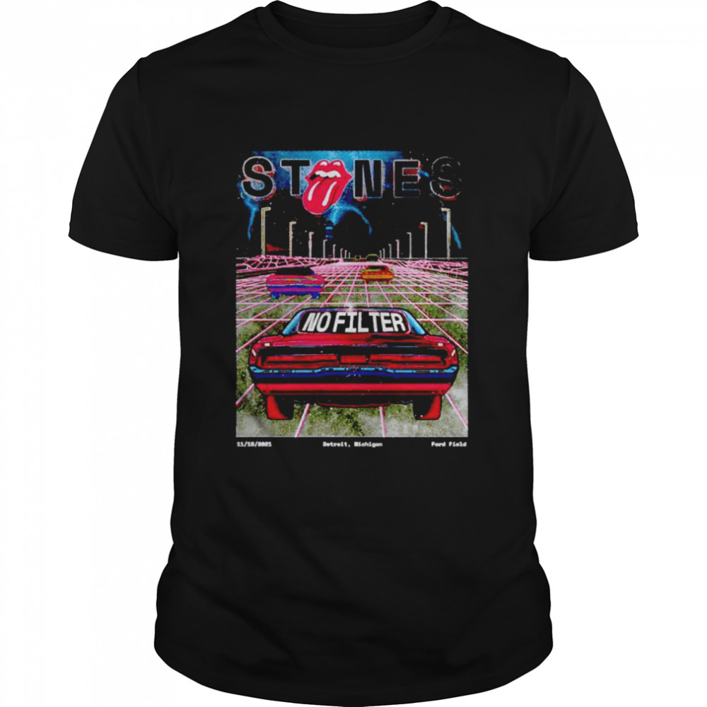 Rolling Stones detroit no filter tour 2021 shirt