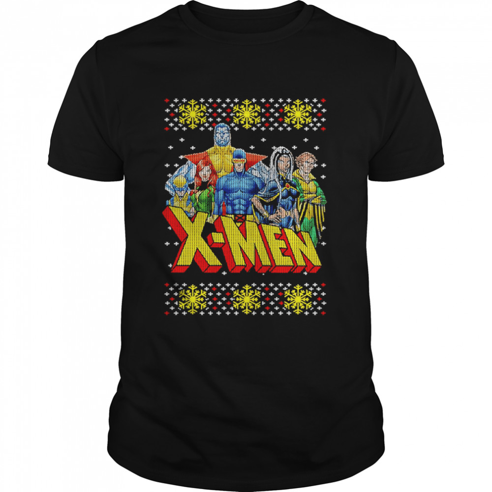 X-Men Faux Ugly Christmas Sweater Shirt