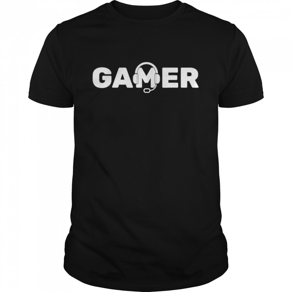 Gamer Video Games Gaming With Headphones T-shirt