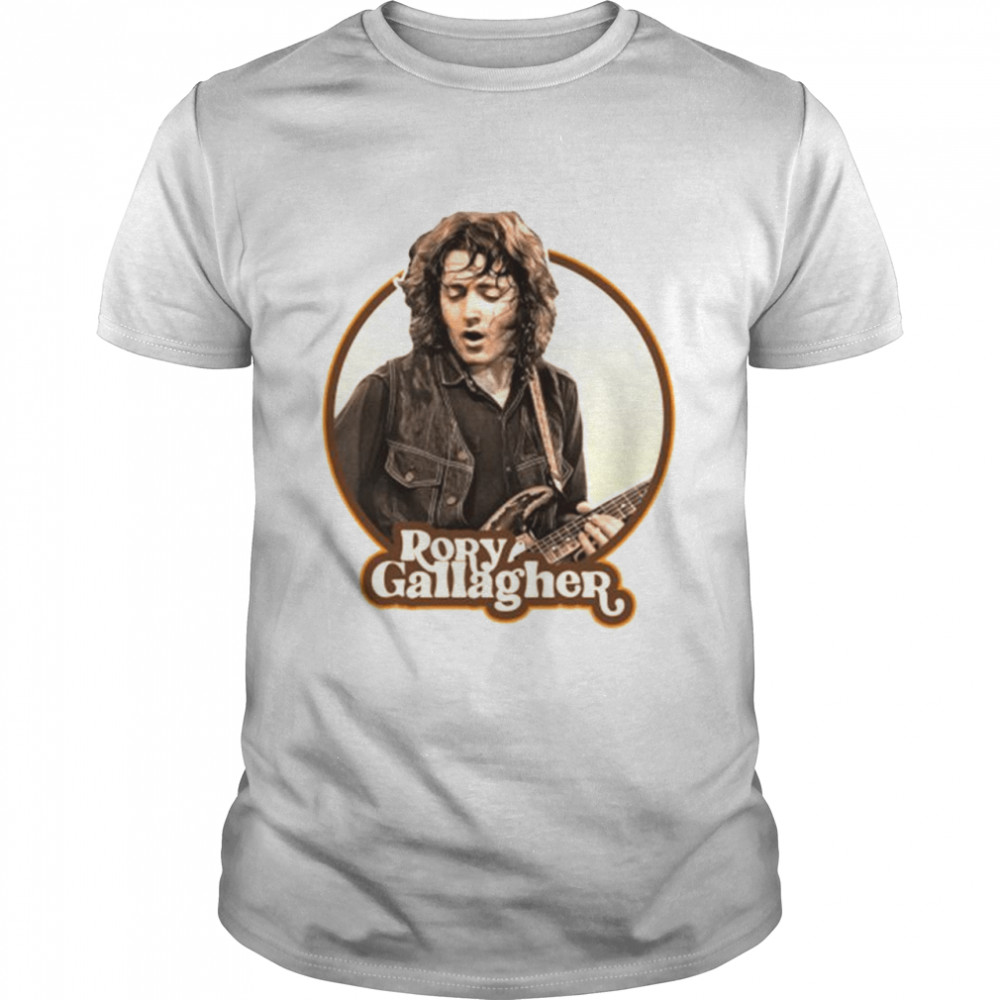 Rory Gallagher Retro 70s Style Design Rory Gallagher shirt