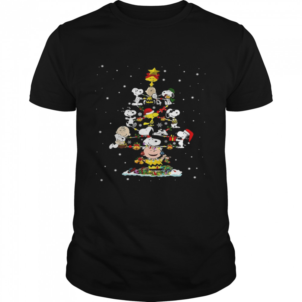 Snoopys Christmas tree shirt