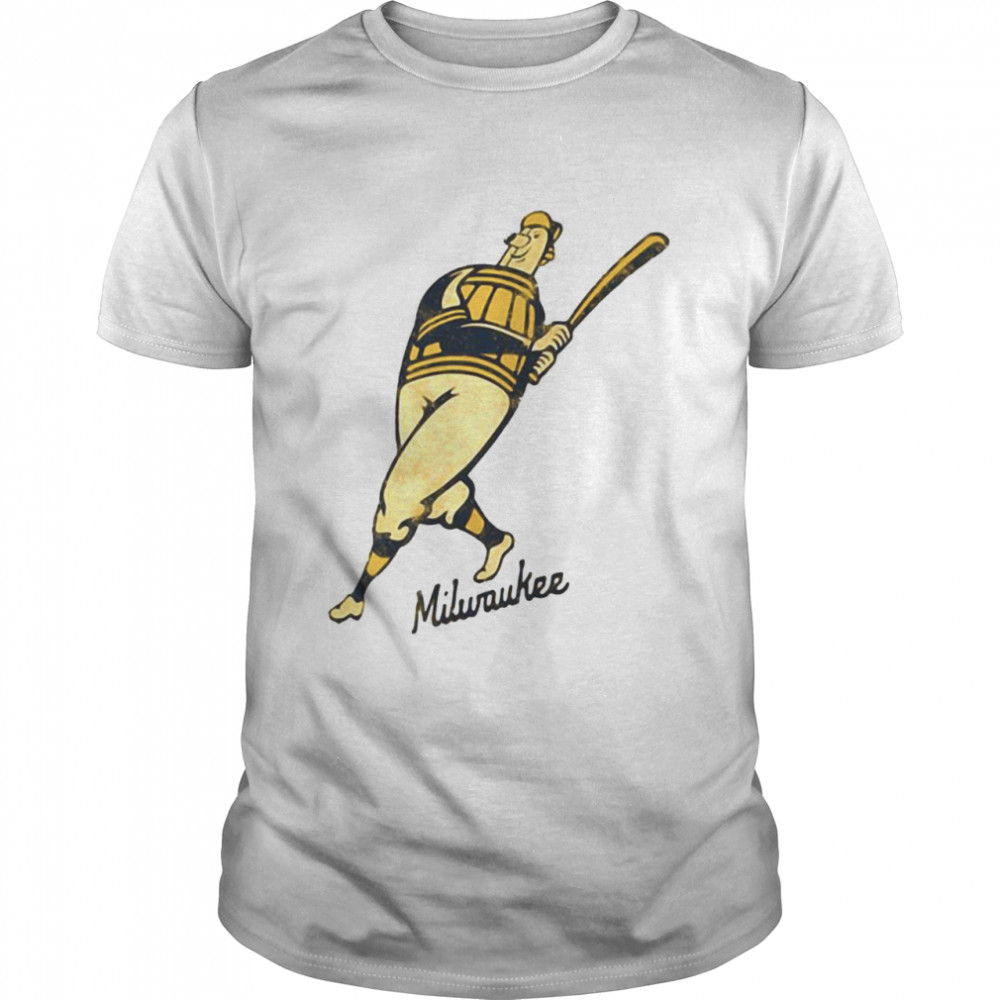 Milwaukee Brewers Profile Gold Big And Tall Hometown Paint The Black Shirt