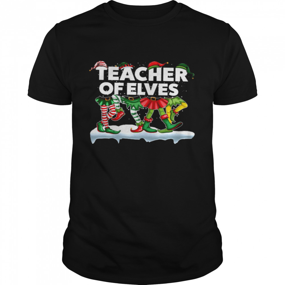 Teacher Of Elves Christmas Shirt