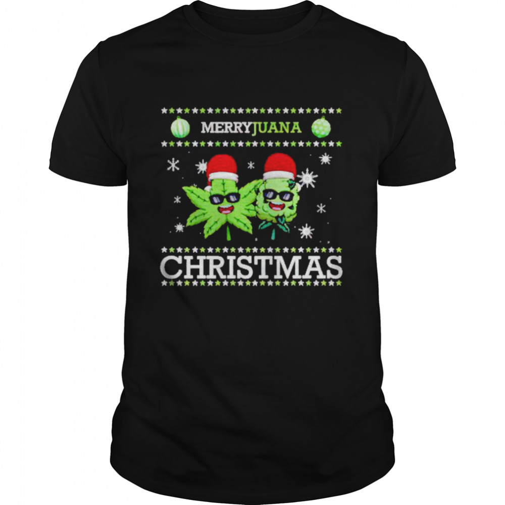 Merryjuana Christmas Weed ugly shirt